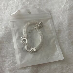 Elegant Silver Infinity Bracelet